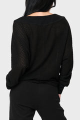 Wheels Up Open Weave Sweater From Gibsonlook