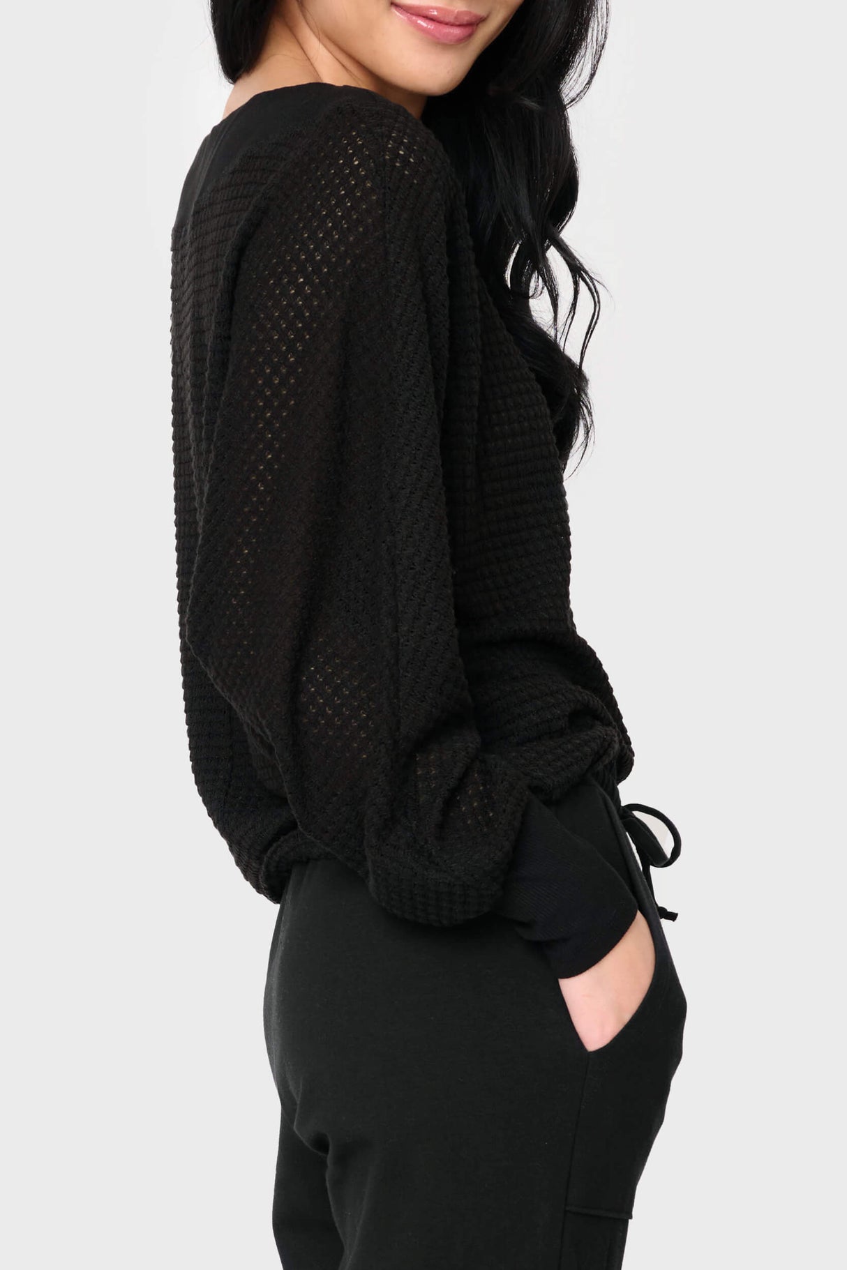 Wheels Up Open Weave Sweater From Gibsonlook