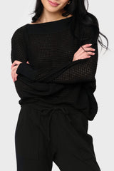 Wheels Up Open Weave Sweater From Gibsonlook