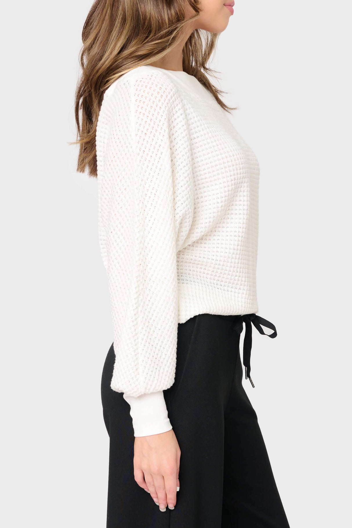 Wheels Up Open Weave Sweater From Gibsonlook