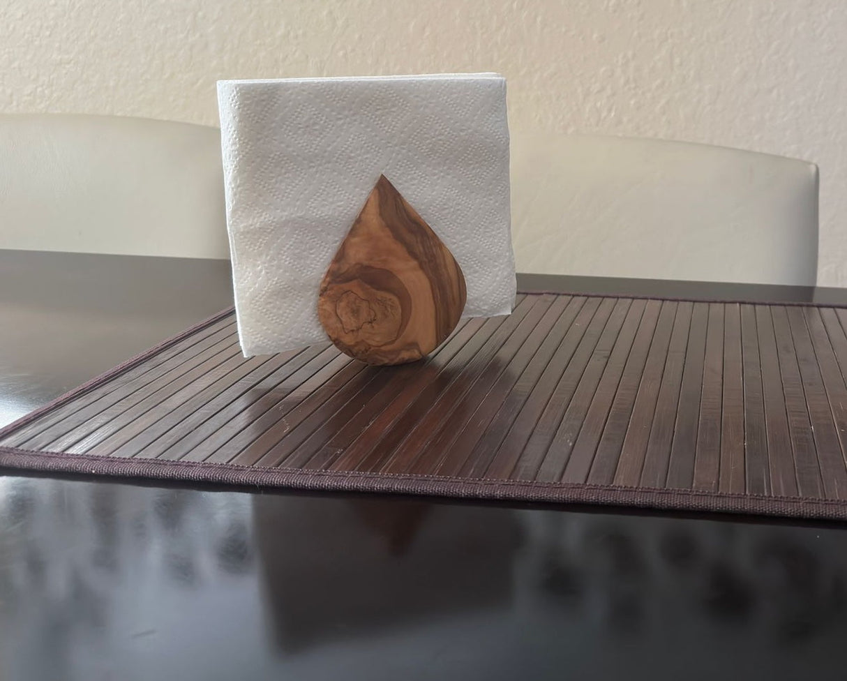 Olive Wood Napkin Holder from Choixe