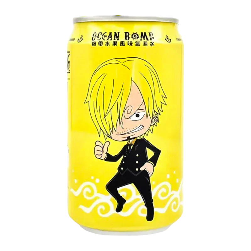 Ocean Bomb One Piece Sparkling Water Sanji Tropical Fruit Flavor (330ml) (Taiwan) 6-Pack from PETEZ POP WHOLESALE
