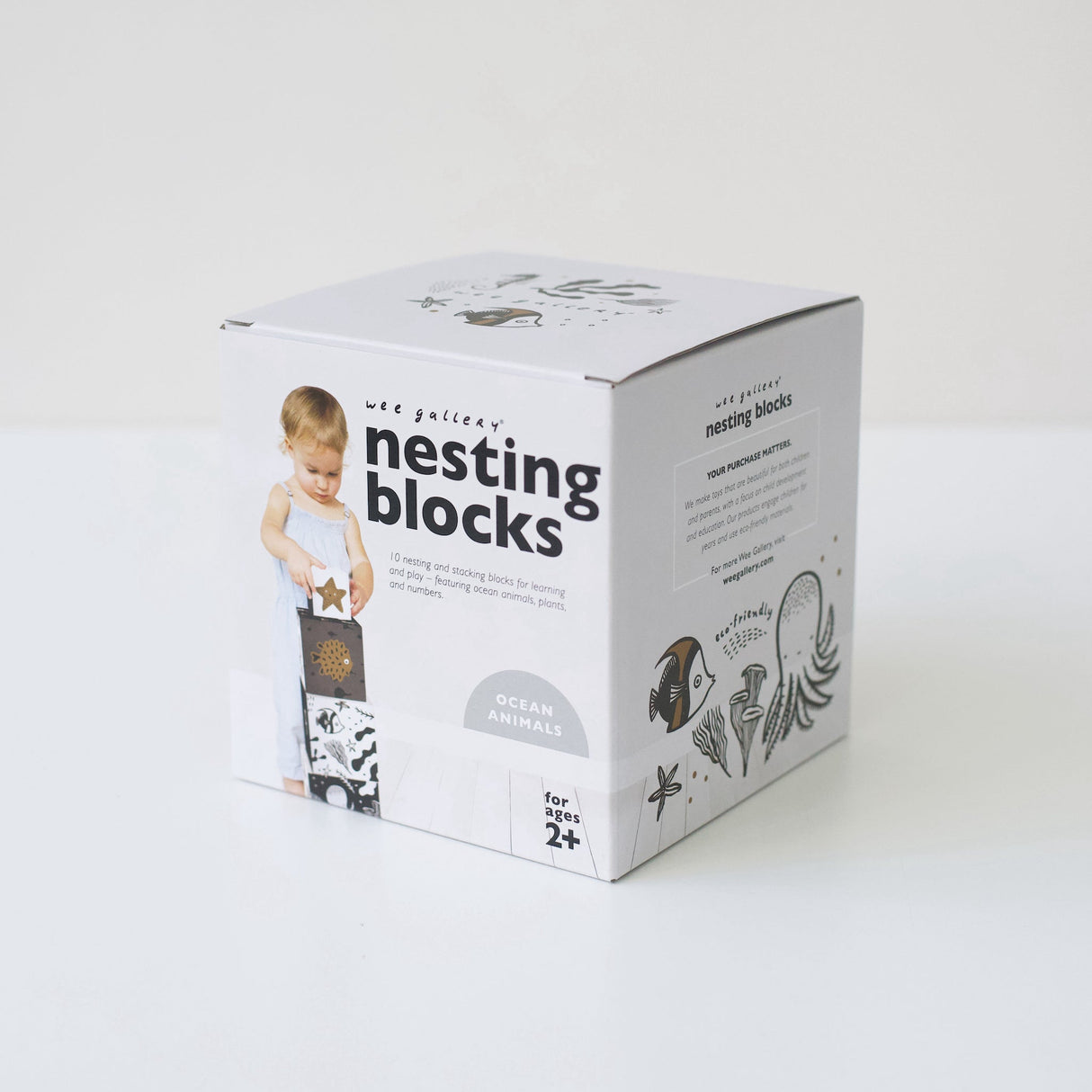 Nesting Blocks - Ocean Animals From Wee Gallery