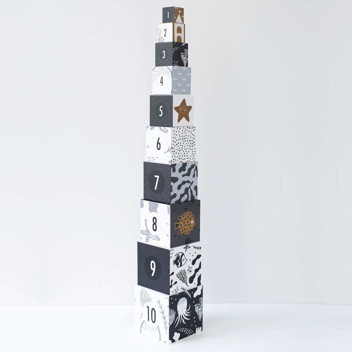 Nesting Blocks - Ocean Animals From Wee Gallery