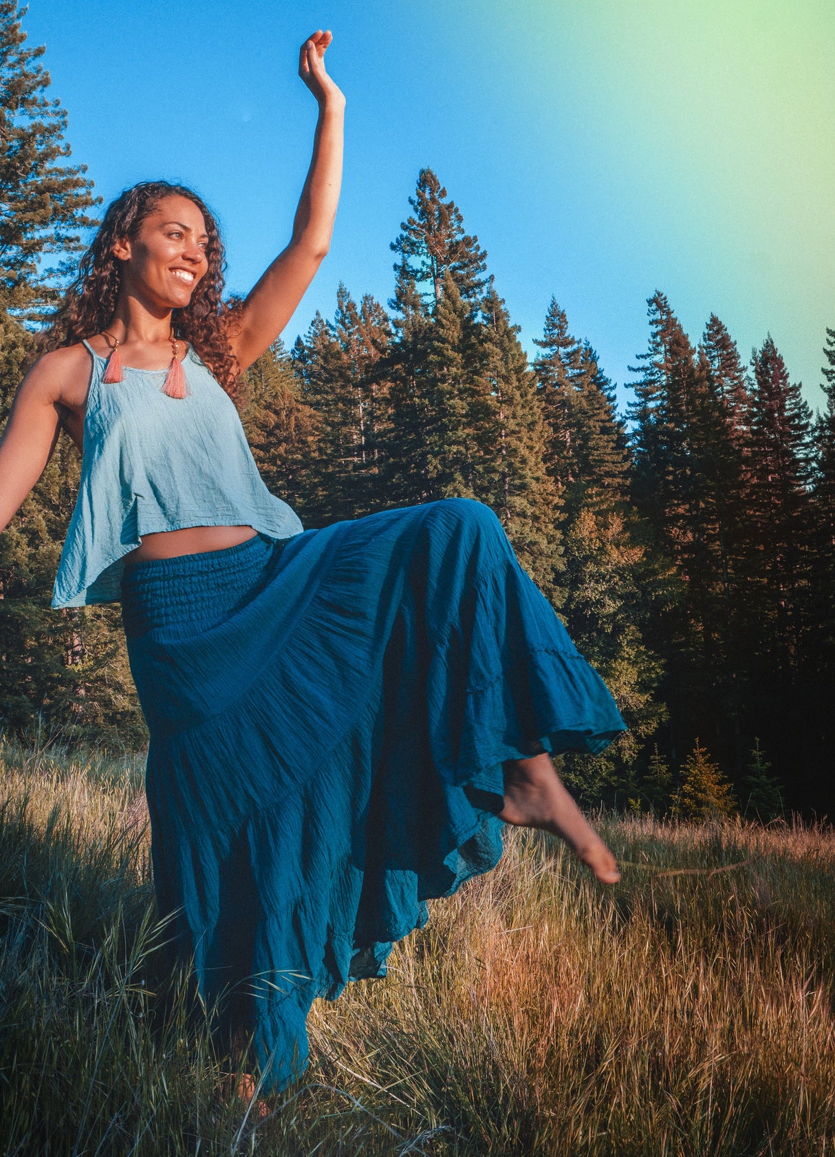 Flutter Skirt From Cotton Flower Clothing
