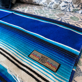 Blue Serape Isla Blanket From West Path