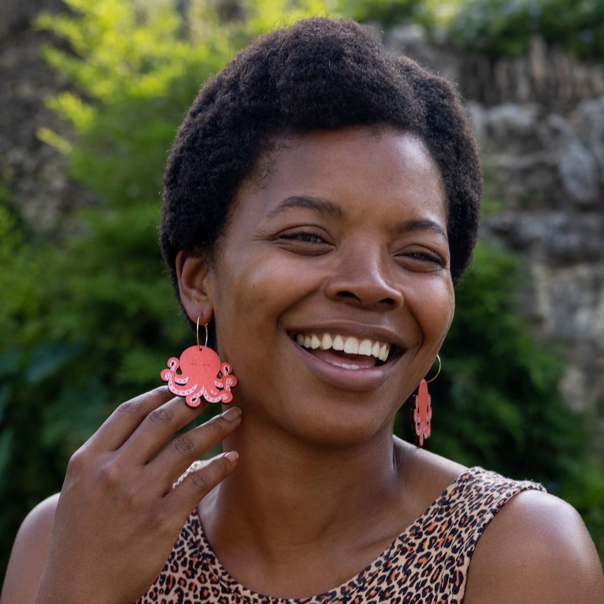 Octopus Hoops from LE CHIC MIAMI