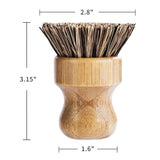 Bamboo Sisal Fiber Dish Brush from Choixe