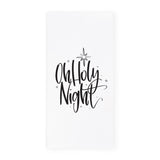 Oh Holy Night Christmas Kitchen Tea Towel from The Cotton & Canvas Co.