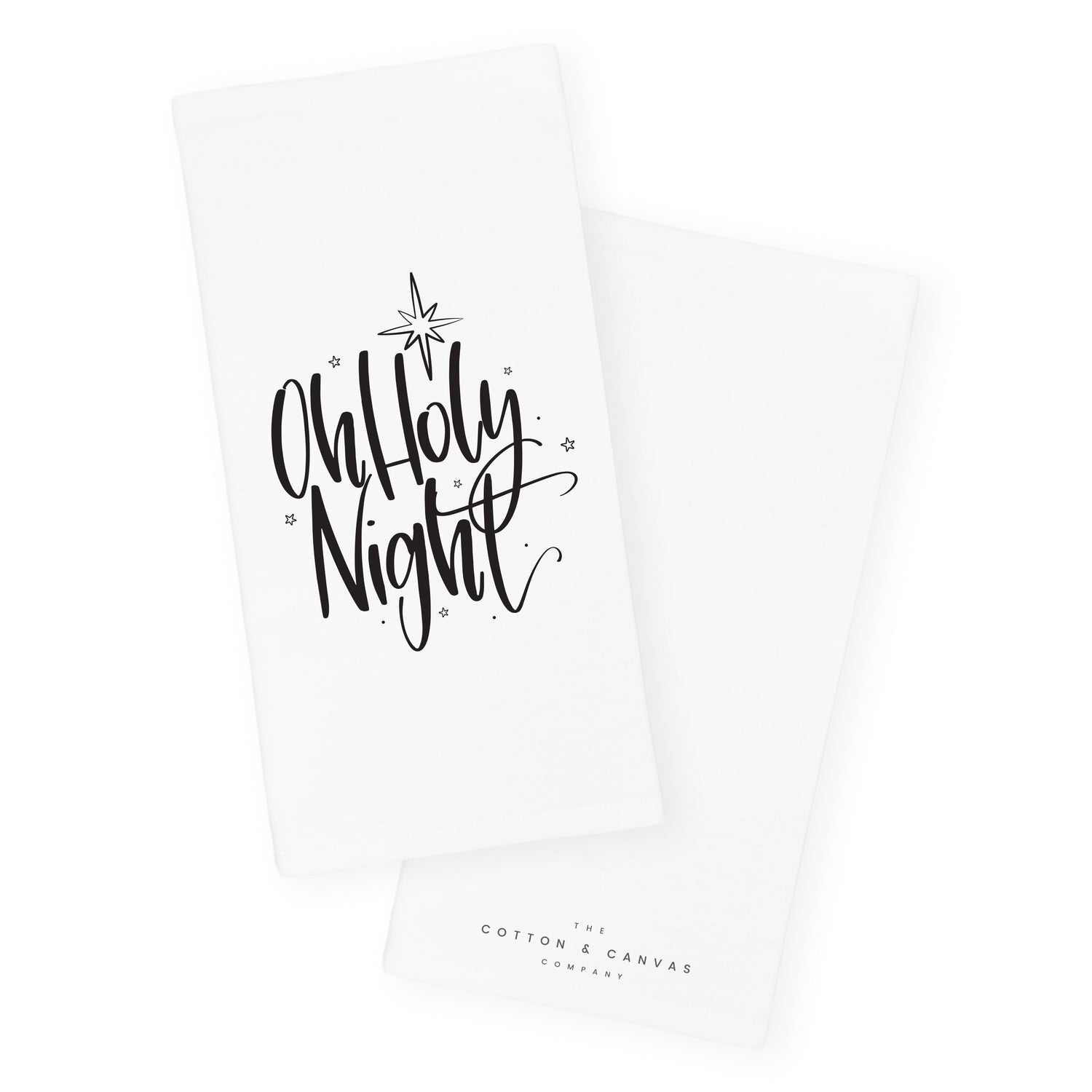 Oh Holy Night Christmas Kitchen Tea Towel from The Cotton & Canvas Co.
