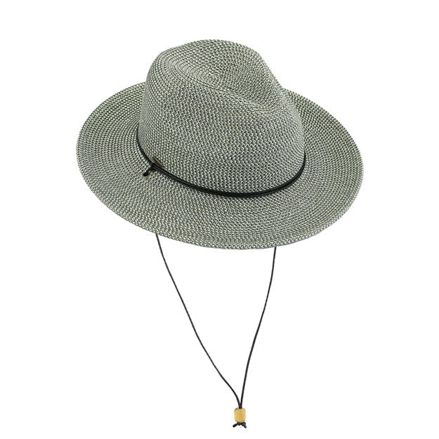 C.C Chin Strap Straw Panama Hat from Madeline Love