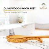 Olive Wood Spoon Rest from Choixe