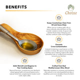 Olive Wood Spoon Rest from Choixe