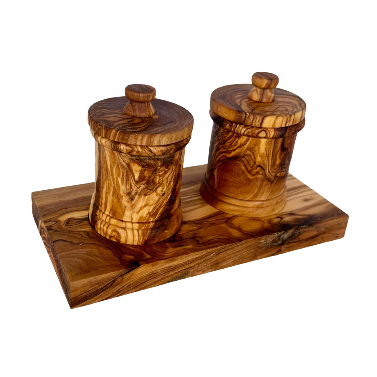 Olive Wood Canister Set from Choixe