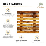 Olive Wood Pan Coaster from Choixe