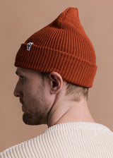 Merino Cardigan Stitch Beanie from American Trench
