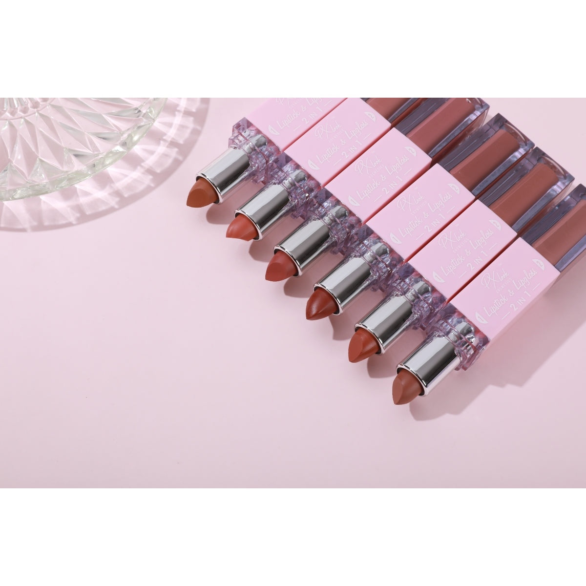 Lipstick and Lip Gloss Combo From Prolux Cosmetics