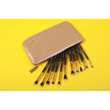 Deluxe Gold Brush Set | Makeup Brush Set Gold From Prolux Cosmetics
