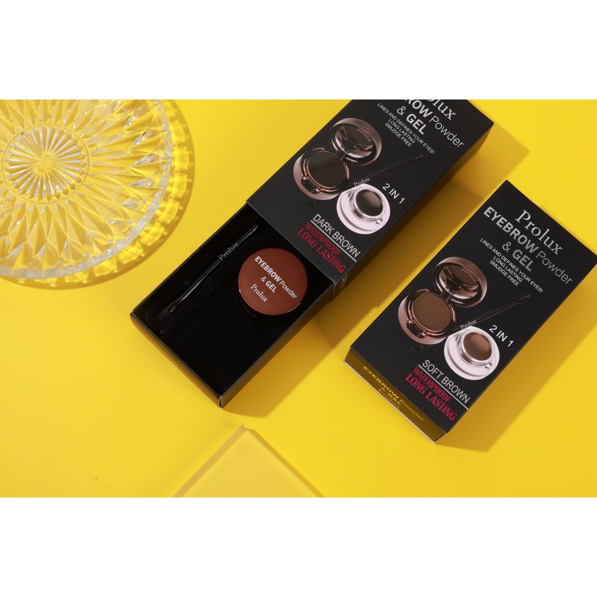 Powder Eyebrow Makeup - Best Eyebrow Gel from Prolux Cosmetics