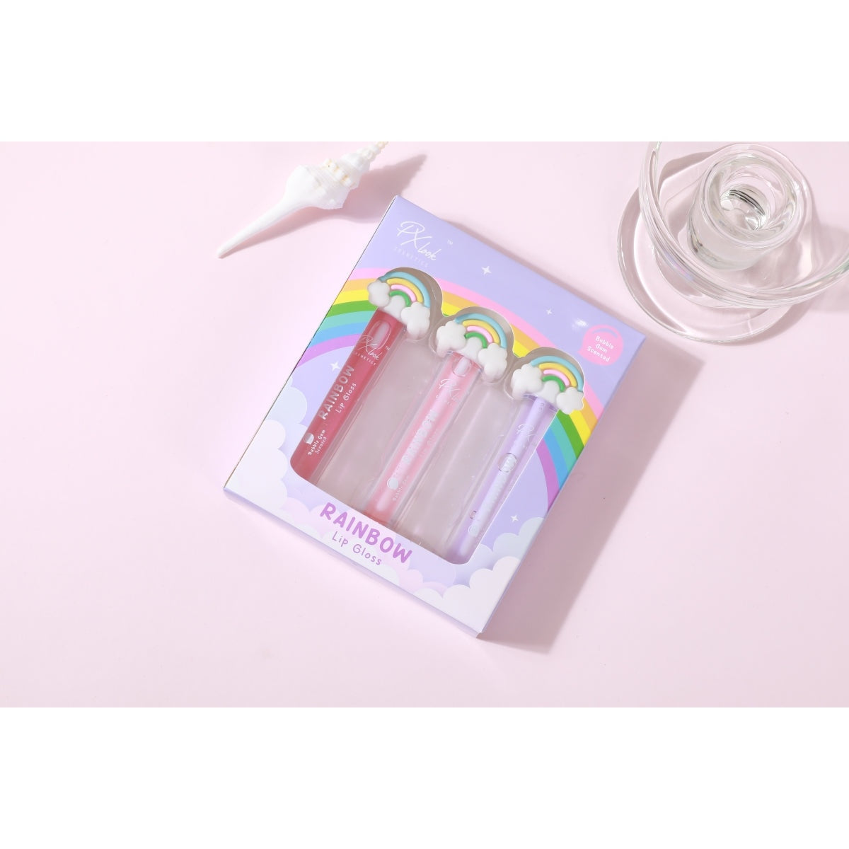 PxLook Rainbow Lip Gloss Set from Prolux Cosmetics