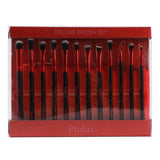Deluxe Red Brush Set | Red Makeup Brush Set From Prolux Cosmetics