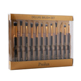 Deluxe Gold Brush Set | Makeup Brush Set Gold From Prolux Cosmetics