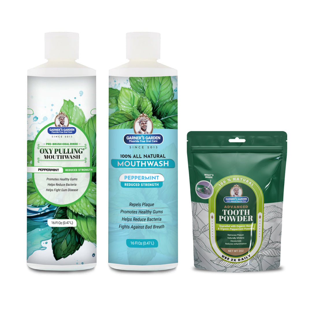 Oral Care Package | Trio | H2O2 | Fluoride Free from Garner's Garden