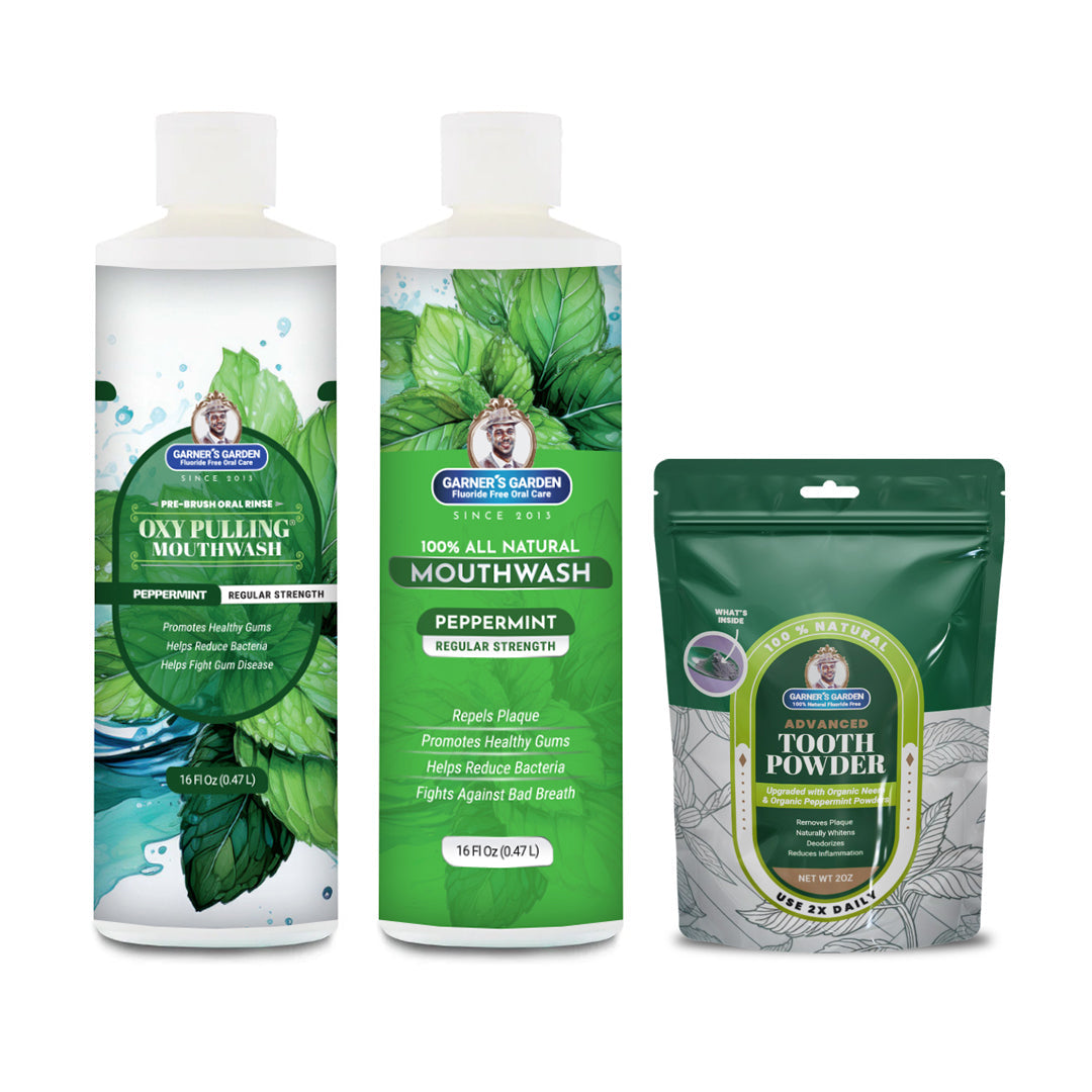 Oral Care Package | Trio | H2O2 | Fluoride Free from Garner's Garden