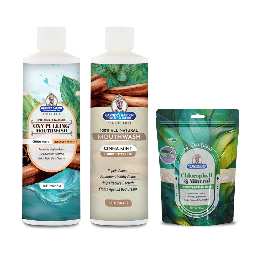 Oral Care Package | Trio | H2O2 | Fluoride Free from Garner's Garden