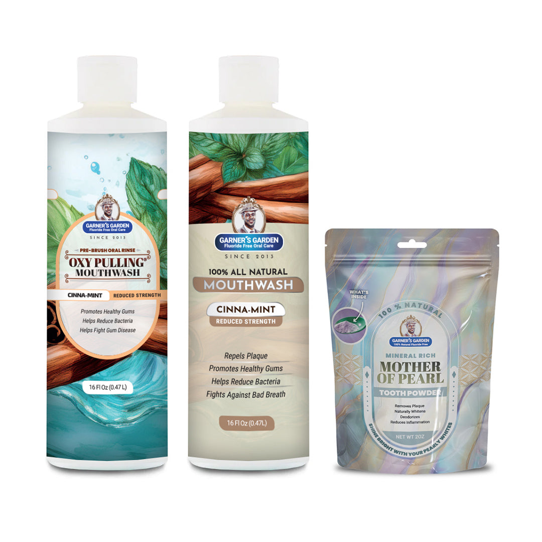 Oral Care Package | Trio | H2O2 | Fluoride Free from Garner's Garden