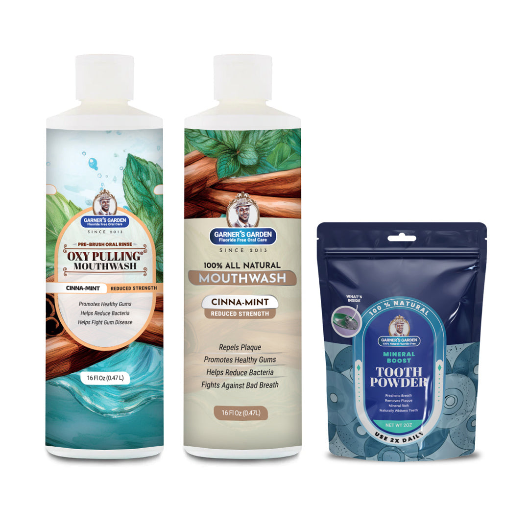 Oral Care Package | Trio | H2O2 | Fluoride Free from Garner's Garden