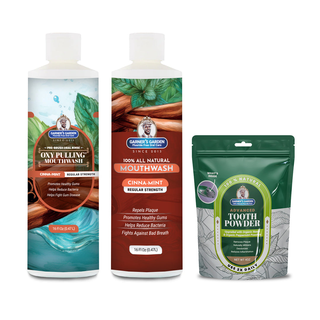 Oral Care Package | Trio | H2O2 | Fluoride Free from Garner's Garden
