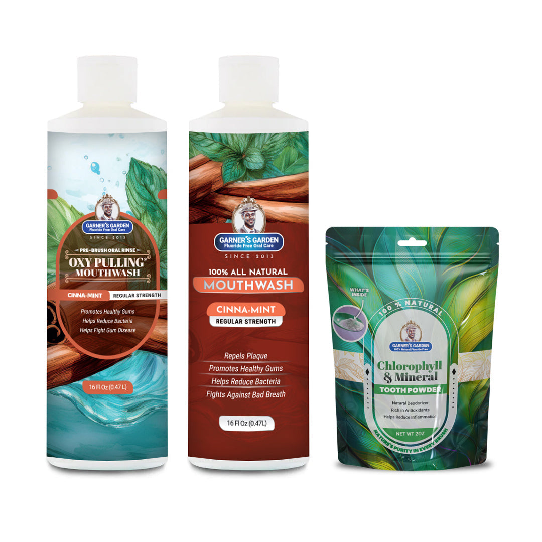 Oral Care Package | Trio | H2O2 | Fluoride Free from Garner's Garden