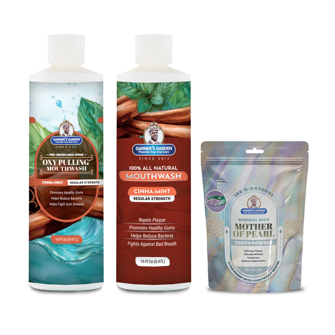 Oral Care Package | Trio | H2O2 | Fluoride Free from Garner's Garden