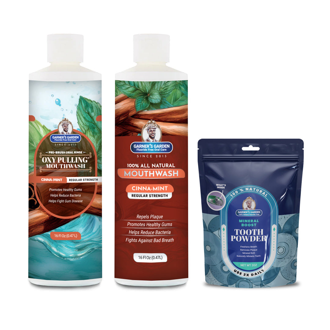 Oral Care Package | Trio | H2O2 | Fluoride Free from Garner's Garden