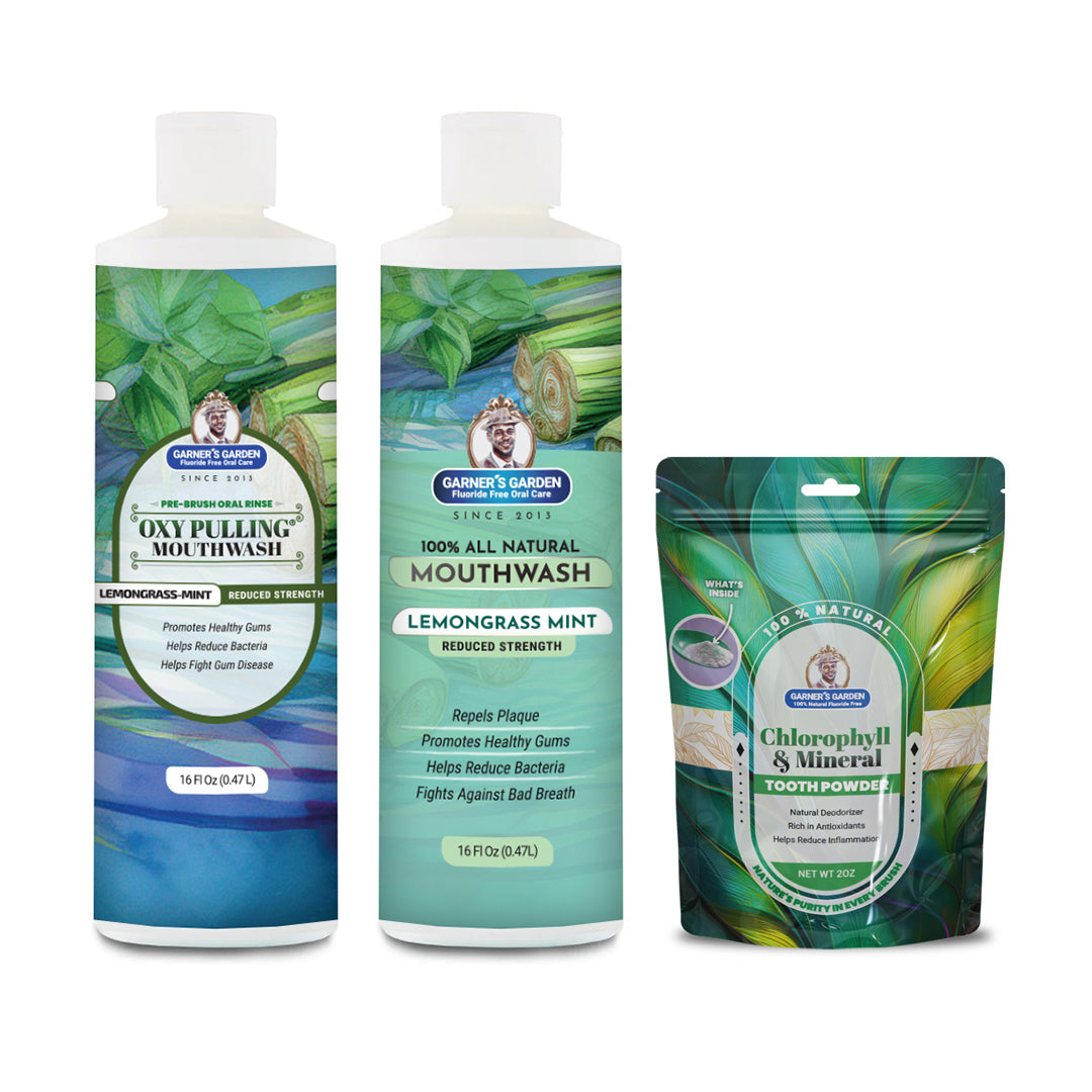 Oral Care Package | Trio | H2O2 | Fluoride Free from Garner's Garden