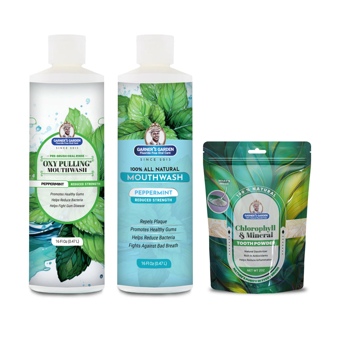 Oral Care Package | Trio | H2O2 | Fluoride Free from Garner's Garden