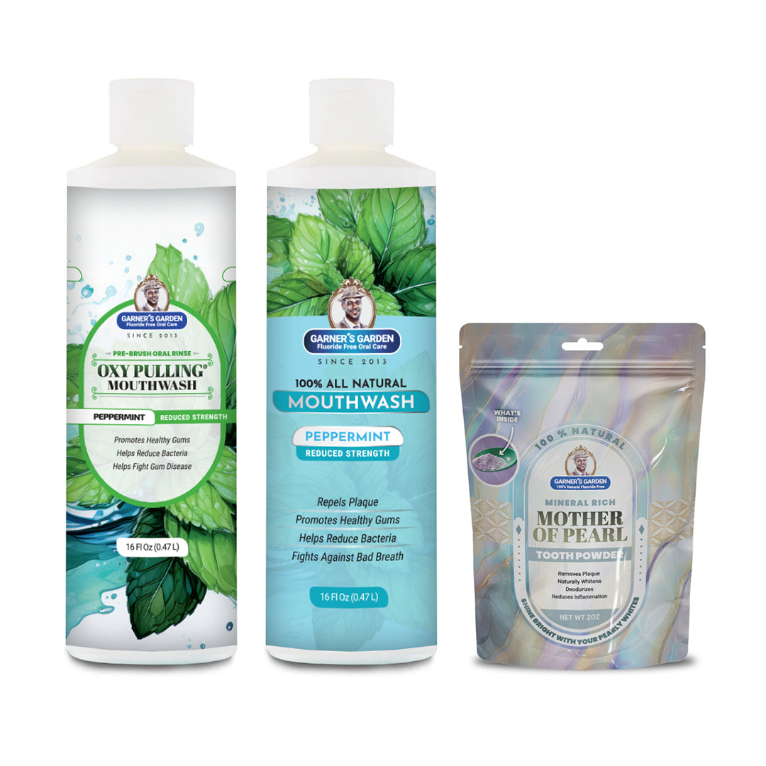 Oral Care Package | Trio | H2O2 | Fluoride Free from Garner's Garden