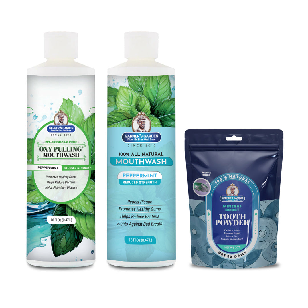 Oral Care Package | Trio | H2O2 | Fluoride Free from Garner's Garden