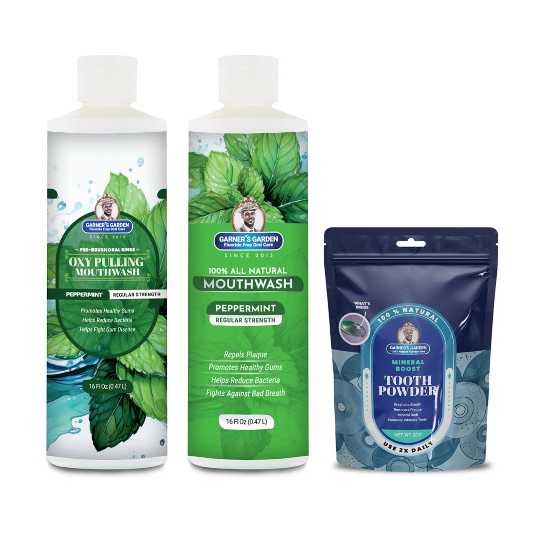 Oral Care Package | Trio | H2O2 | Fluoride Free from Garner's Garden