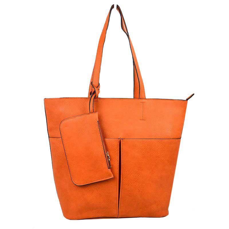 3 In 1 Large Soft Faux Leather Womens Tote Handbags  from Madeline Love