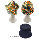 Camouflage Patterned Reversible Bucket Hat from Madeline Love