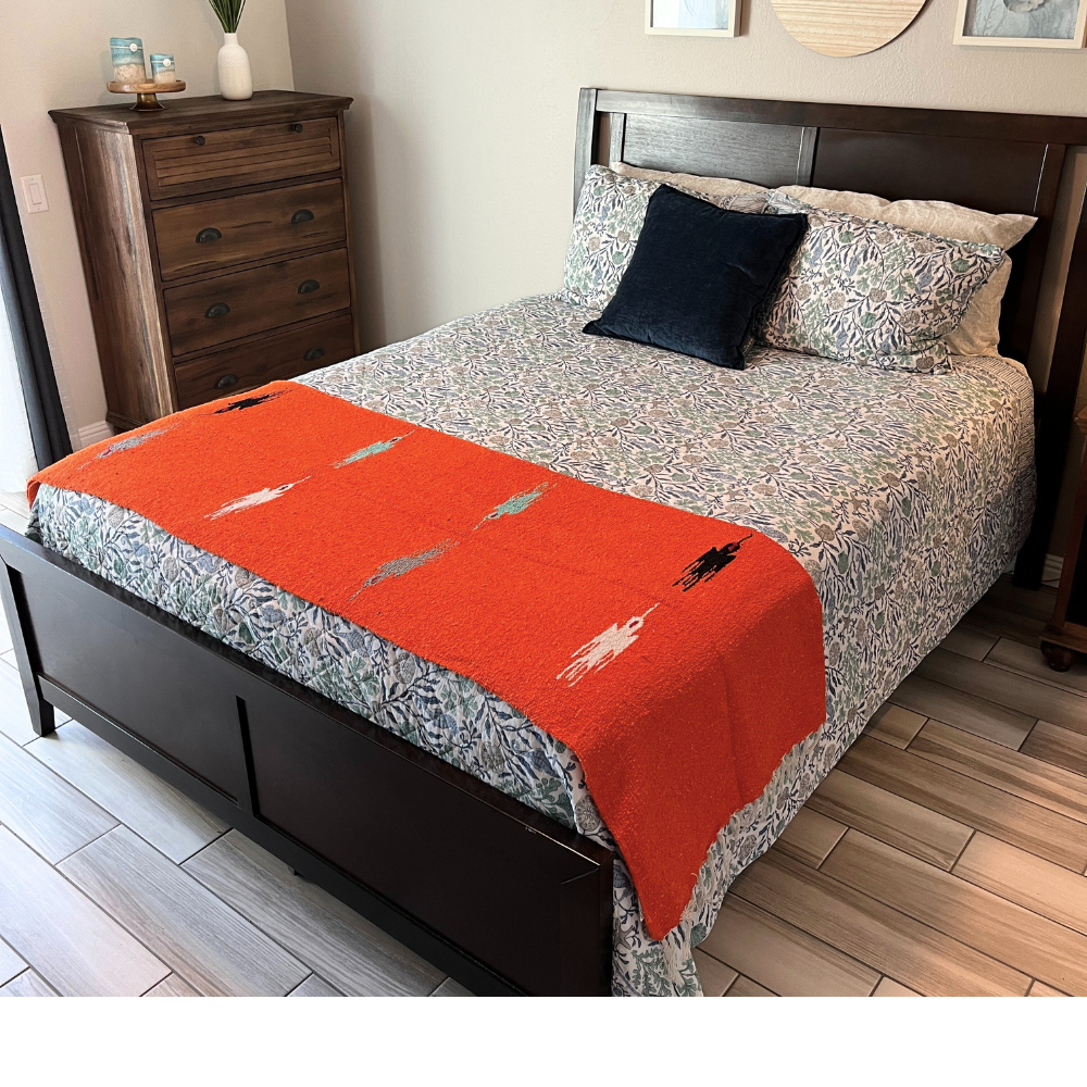 Tangerine Orange Baja Thunderbird Blanket from West Path