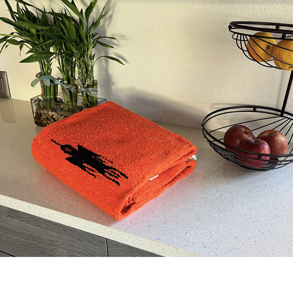Tangerine Orange Baja Thunderbird Blanket from West Path