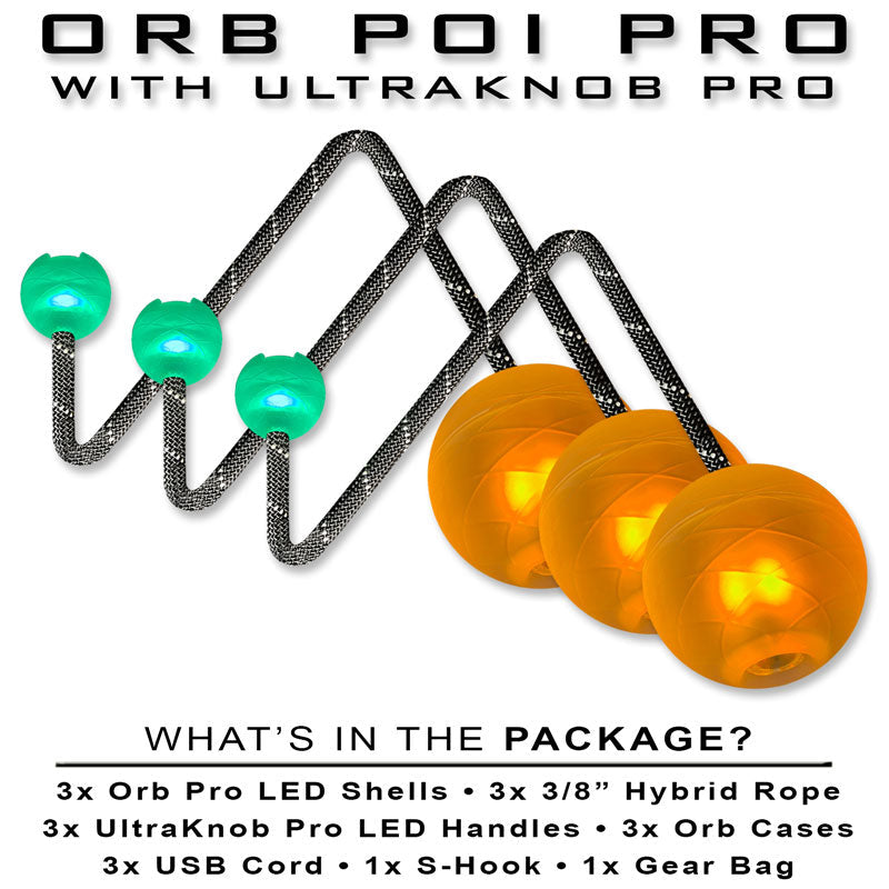 OrbPoi Pro LED Contact Poi from Ultrapoi