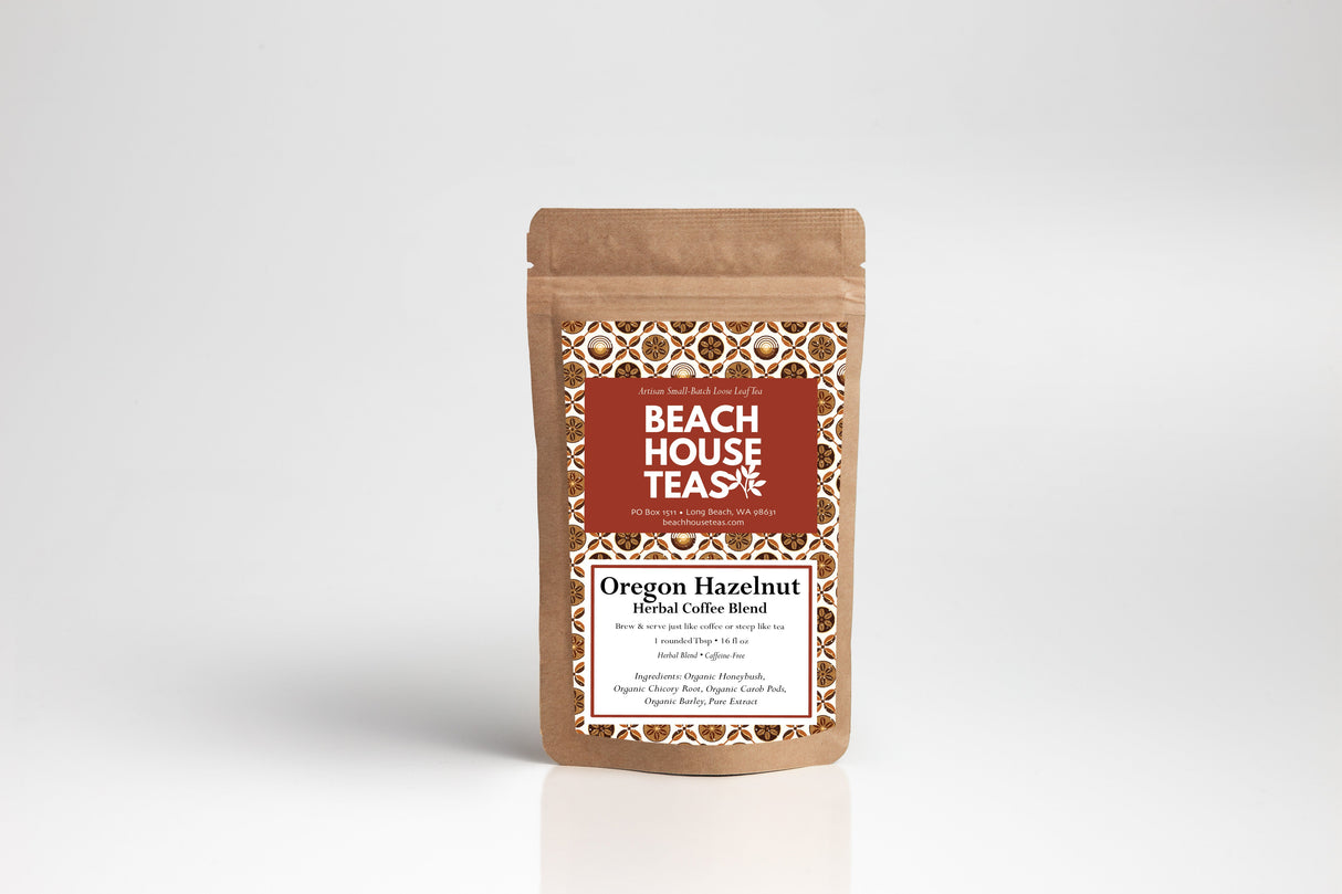 Oregon Hazelnut Herbal Coffee from Beach House Teas