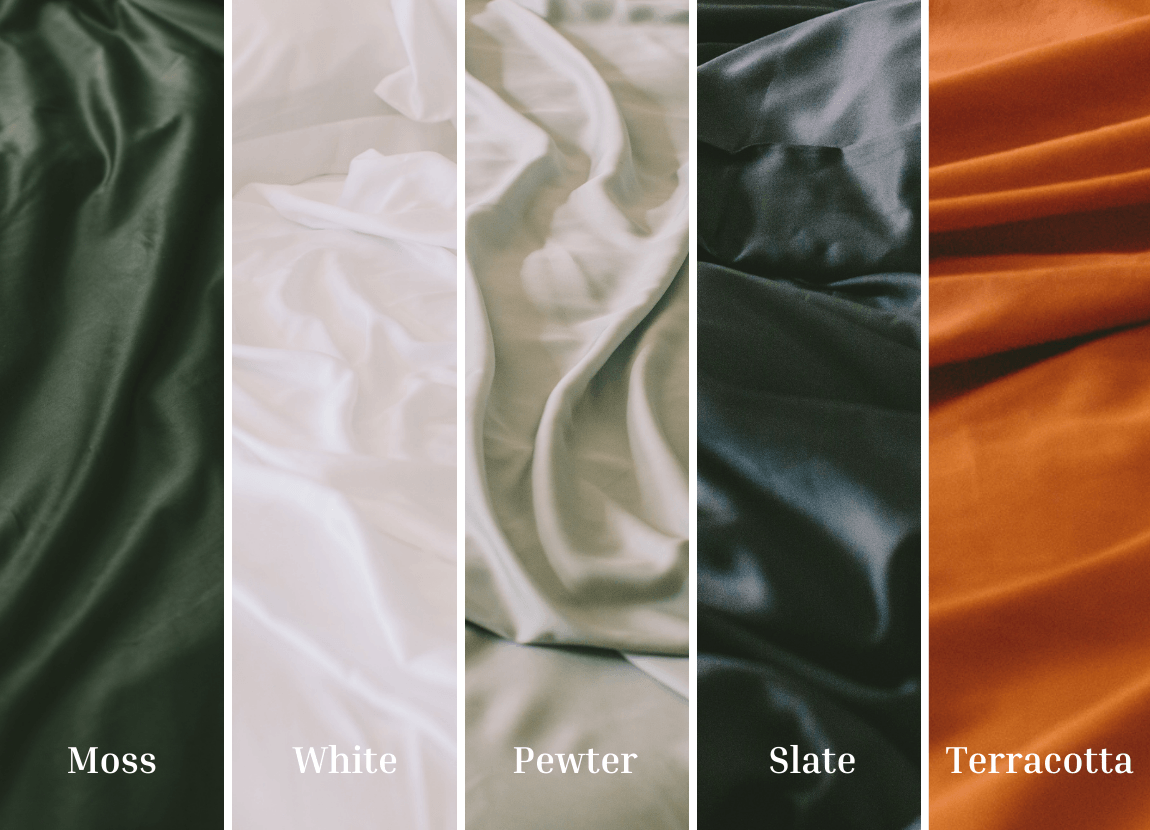 Sateen Organic Cotton Duvet Cover Set + Shams From Nest Bedding