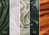 Sateen Organic Cotton Duvet Cover Set + Shams From Nest Bedding
