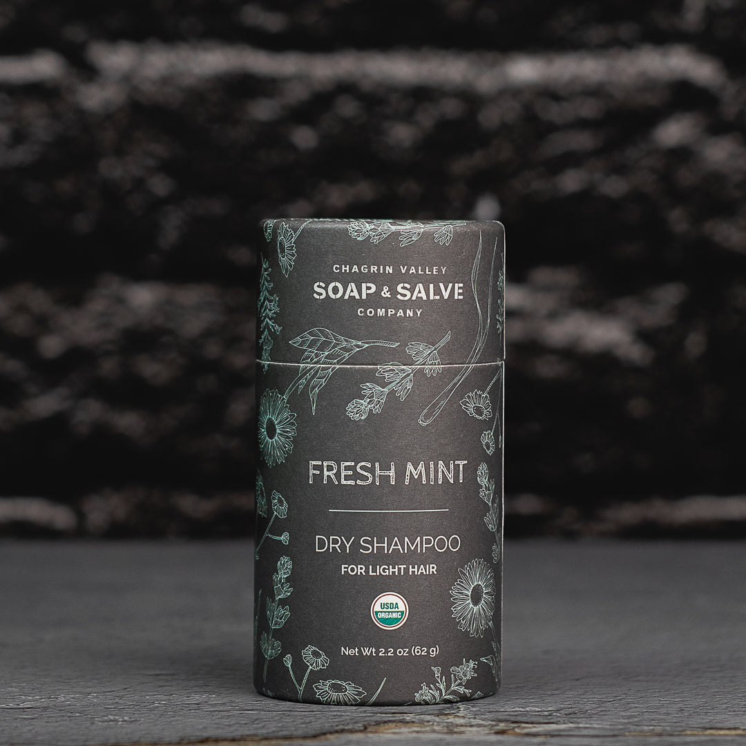Dry Shampoo: Light Hair Fresh Mint From Chagrin Valley Soap & Salve