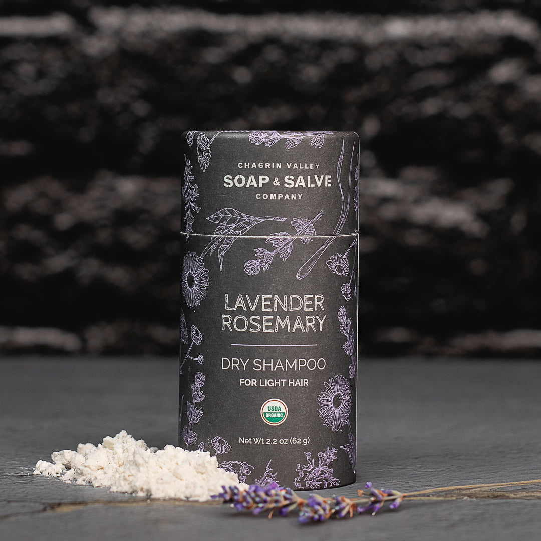 Dry Shampoo: Light Hair Lavender Rosemary From Chagrin Valley Soap & Salve